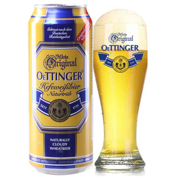 Bia Oettinger Weissbier (béo)